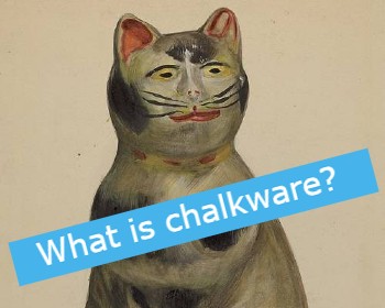 cute chalkware cat